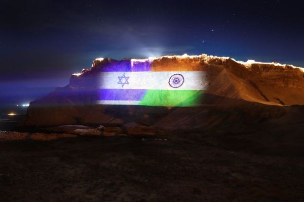 Masada Fortress lights up to celebrate India, Israel 30 years of full diplomatic relations