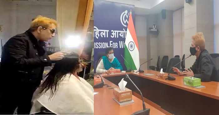 Hairstylist Habib appears before NCW, apologizes for spitting on a woman’s head