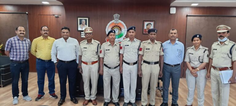 One head constable and three constables of Surajpur district were promoted to ASI and head constable