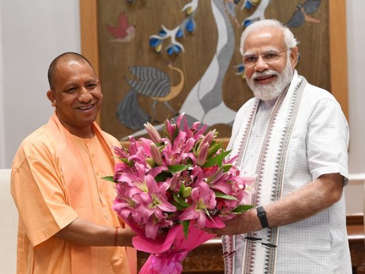 Yogi Adityanath meets PM Modi, other senior BJP leaders after winning UP; discusses govt formation