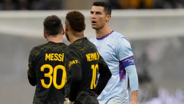 Cristiano Ronaldo ‘joyful to be back on pitch’; shares pics from friendly against Messi’s PSG-Sports News , Firstpost