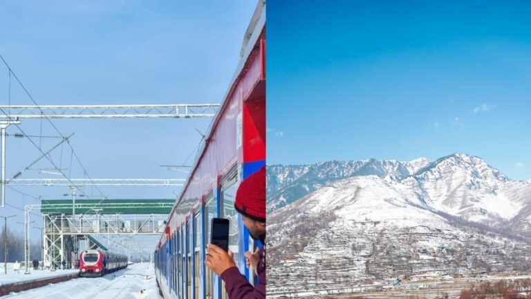 Railway Minister Asks Internet to Guess Station With Stunning Pics of Snow-Clad Railway Line