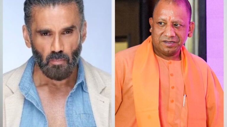 In Mumbai to Attract Investors, UP CM Yogi Gets Request to Stop #BoycottBollywood Trend from Suniel Shetty