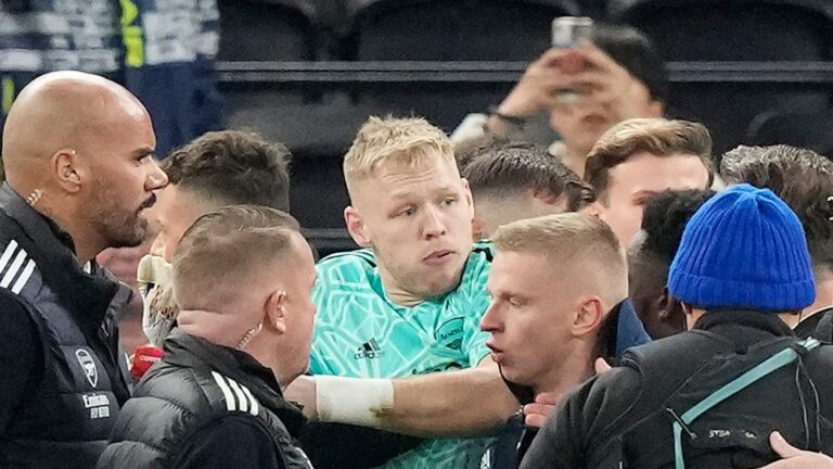 Fan Charged With Assault on Arsenal Goalkeeper Aaron Ramsdale