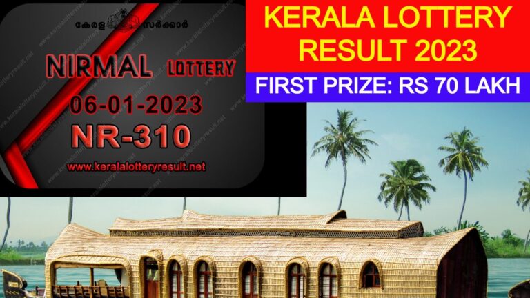 Nirmal NR-310 Winning Numbers for January 6; First Prize Rs 70 Lakh!