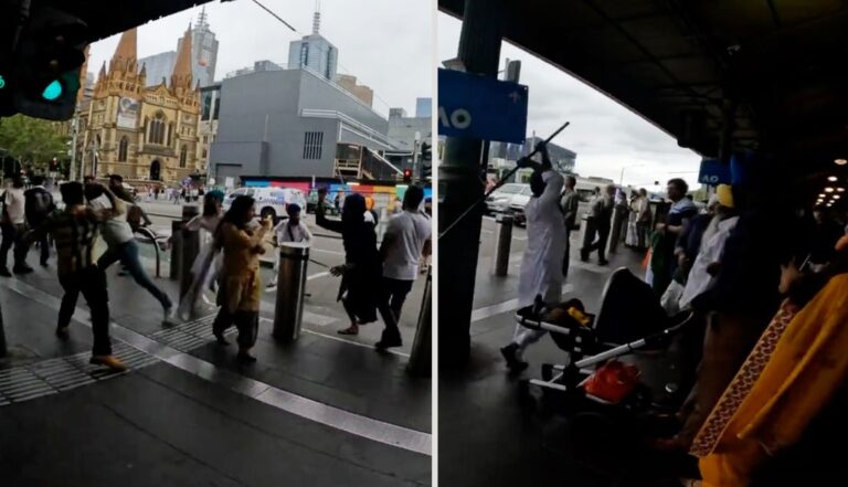 Pro-Khalistan elements attack people waving Indian flag in Australia