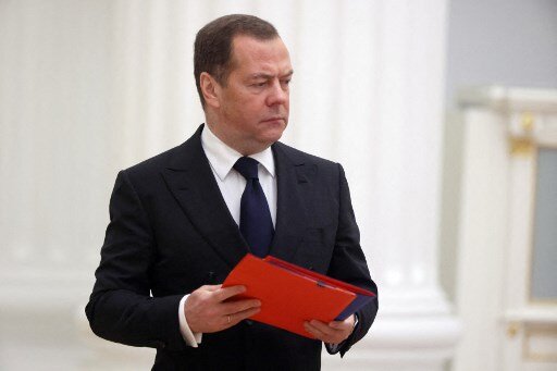 Former Russian president Medvedev warns ‘morons’ seeking Putin’s defeat