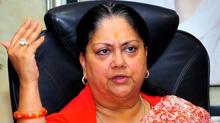Raje Shows Clout at B’day, Poonia at Protest