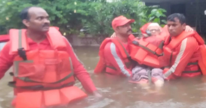 NDRF rescues 6 people stranded in Nagpur’s Ambajhari Lake area